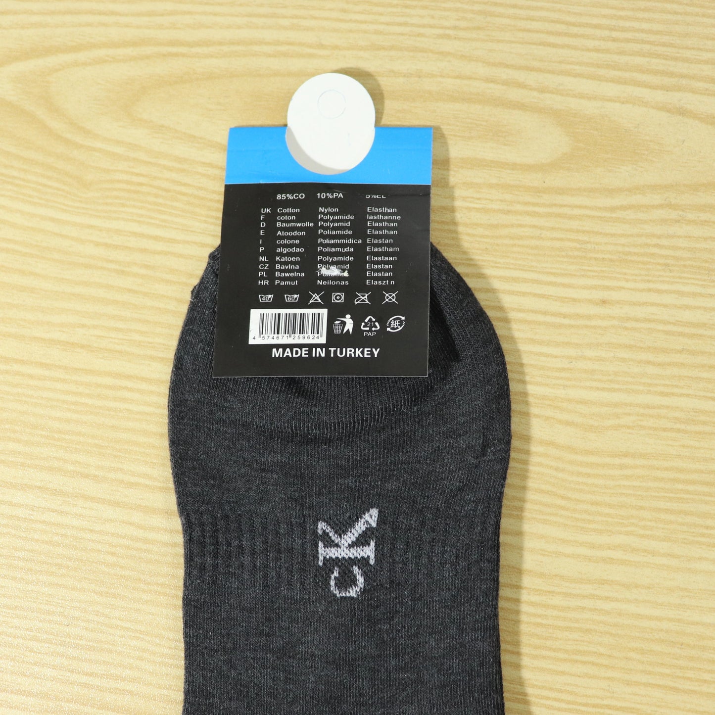 SKS025-CLKLN PACK OF 5 ANKLE SOCKS