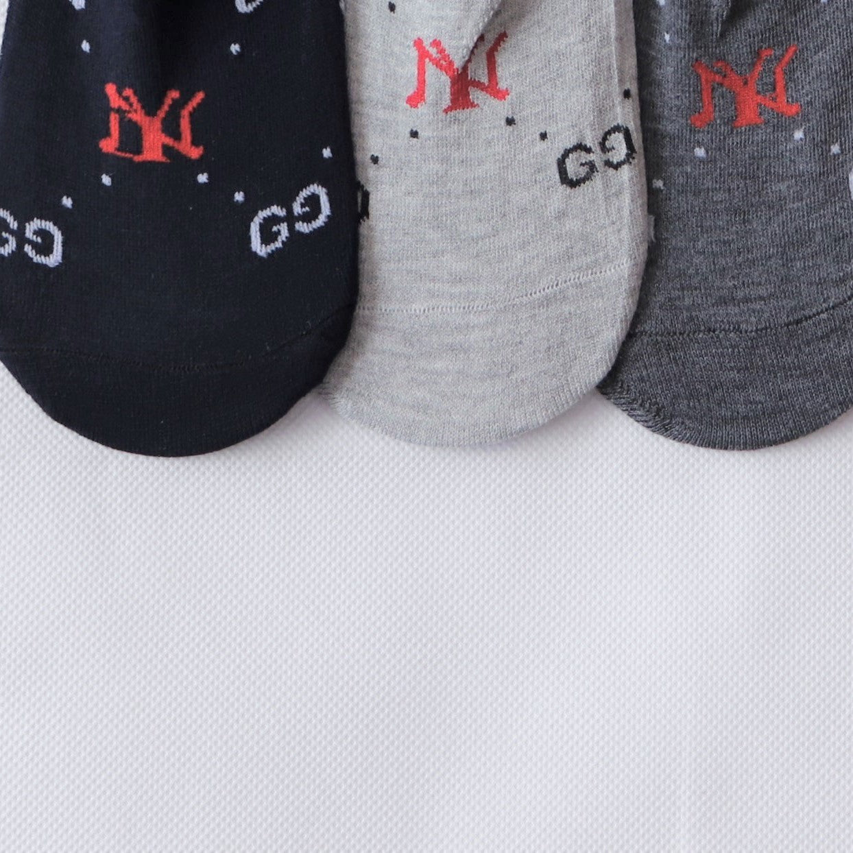 SKS042-GC NY PACK OF 5 LOAFER SOCKS