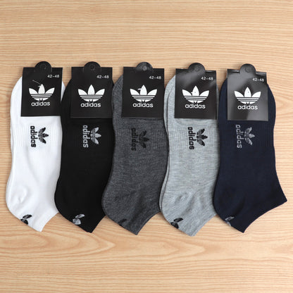 SKS077-ADS TREFOIL BASIC MPORTED ANKLE SOCKS