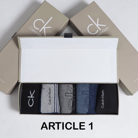 SKS012-CKLN IMPORTED PACK OF 5 FULL SOCKS (ARTICLE 1)