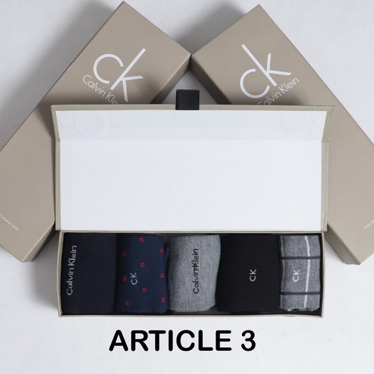 SKS012-CKLN IMPORTED PACK OF 5 FULL SOCKS (ARTICLE 3)