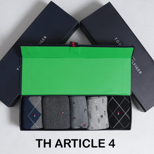 SKS010-THFGR IMPORTED PACK OF 5 FULL SOCKS (ARTICLE 4)