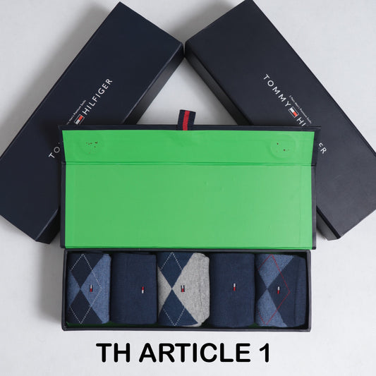 SKS010-THFGR IMPORTED PACK OF 5 FULL SOCKS (ARTICLE 1)