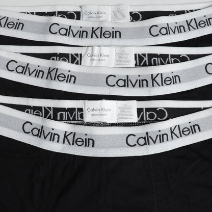 BB004-CLKLN ALL BLACK PACK OF 3 BOXER BRIEFS