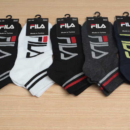 SKS034-FLA ANKLE STRIPE PACK OF 5 ANKLE SOCKS