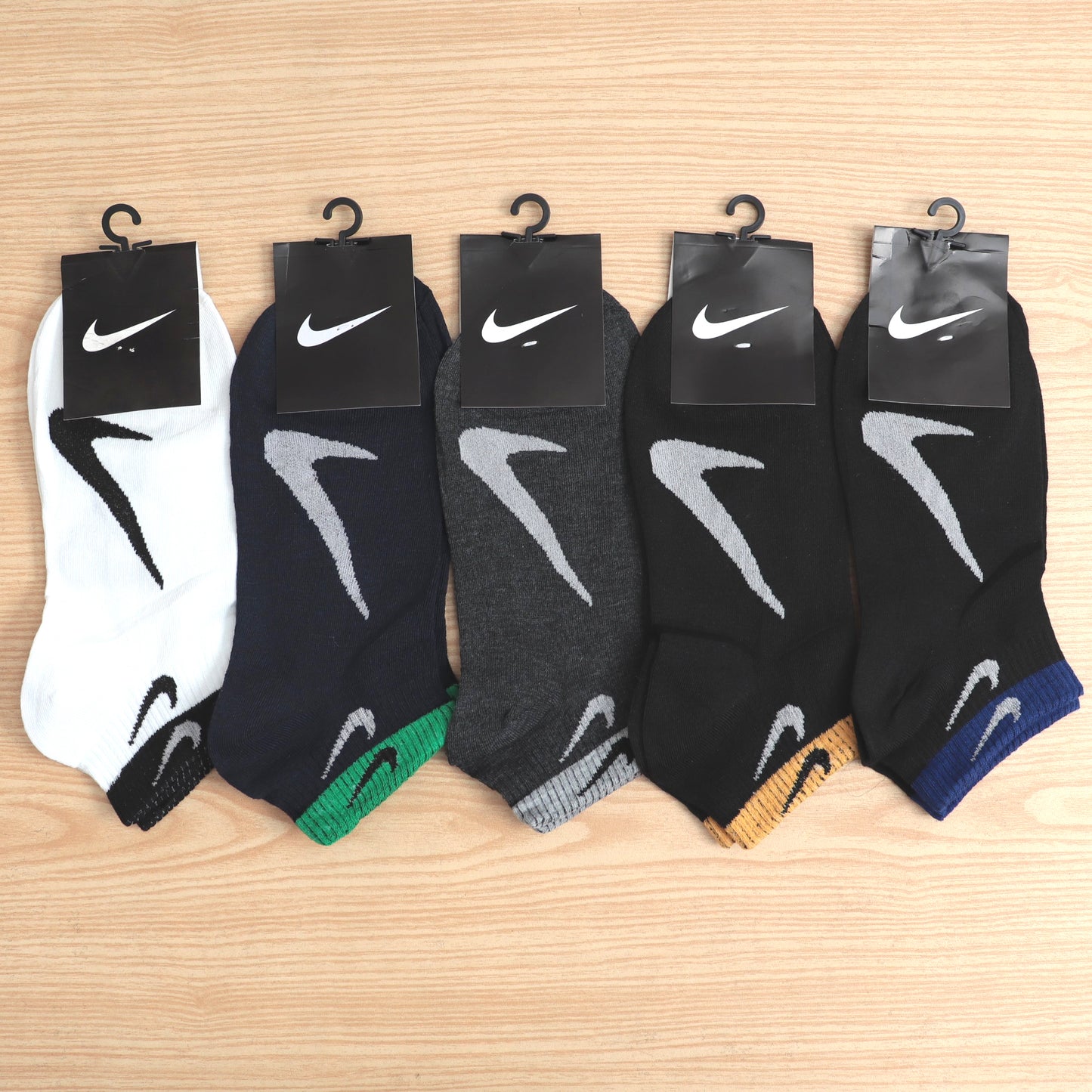 SKS078- NK BIG LOGO IMPORTED ANKLE SOCKS