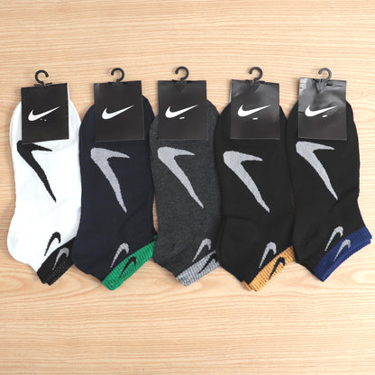 SKS078- NK BIG LOGO IMPORTED ANKLE SOCKS