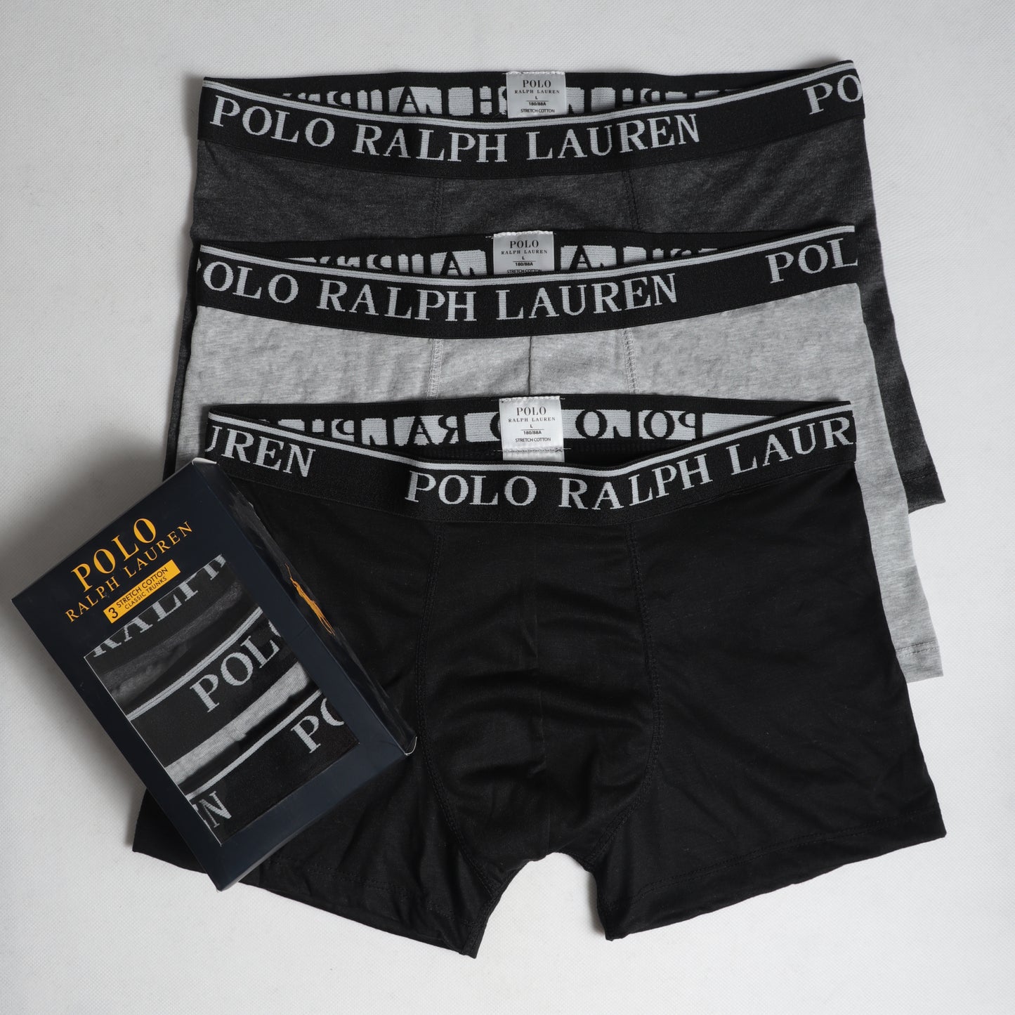 BB0018-PLRLN PREMIUM PACK 0F 3 BOXER BRIEFS