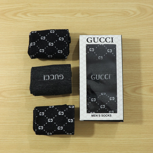 SKS016-GCI PACK OF 3 BRANDED FULL LENGHT SOCKS BOX