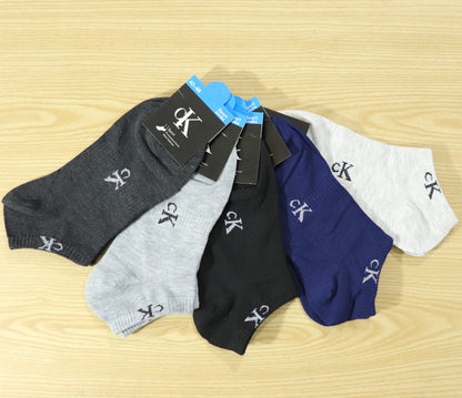 SKS025-CLKLN PACK OF 5 ANKLE SOCKS