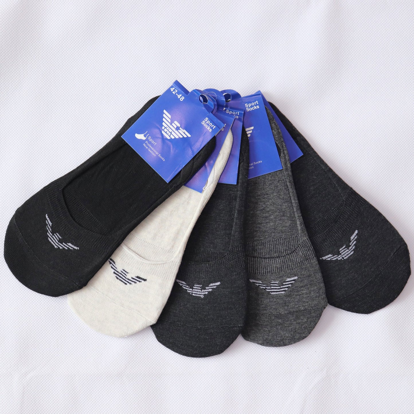 SKS045-EA PACK OF 5 LOAFER SOCKS